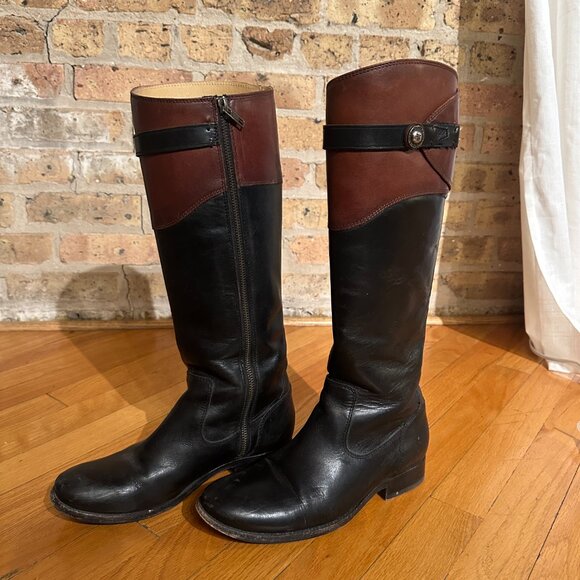 Frye Leather Riding Boots - Picture 2 of 7